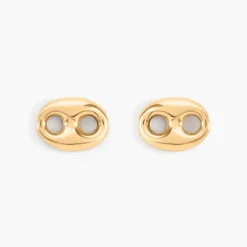 Marc Orian Idées Cadeaux Femme|Boucles D'Oreilles Or > Boucles D'oreilles Puces Cara Grain De Cafe Or Jaune