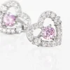 Marc Orian Boucles D'Oreilles Argent|Boucles D'Oreilles Cœur > Boucles D'oreilles Puces Carren Argent Blanc Oxyde De Zirconium