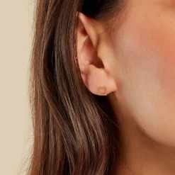 Marc Orian Idées Cadeaux Femme|Boucles D'Oreilles Or > Boucles D'oreilles Puces Cathan Or Jaune