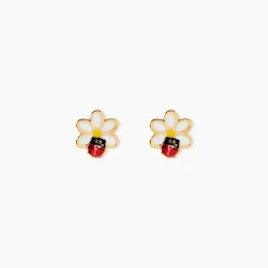 Boucles D'Oreilles Puces Chizoba Or Jaune