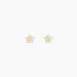 Boucles D'oreilles Puces Cleomelia Etoile Or Jaune