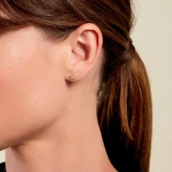 Marc Orian Parures De Mariage|Bijoux Diamant > Boucles D'oreilles Puces Confucius Or Jaune Diamant