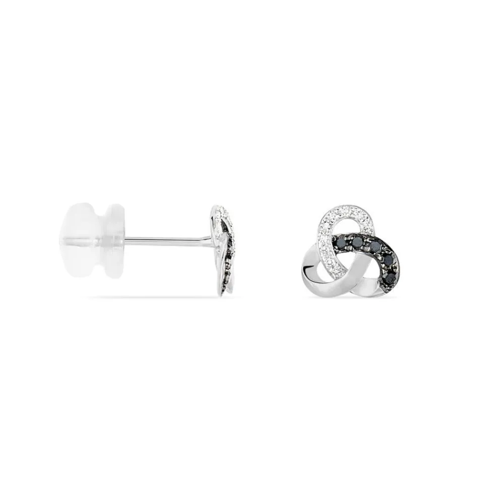 Marc Orian Cadeaux Mariage|Bijoux Diamant > Boucles D'oreilles Puces Constellation Or Blanc Diamant