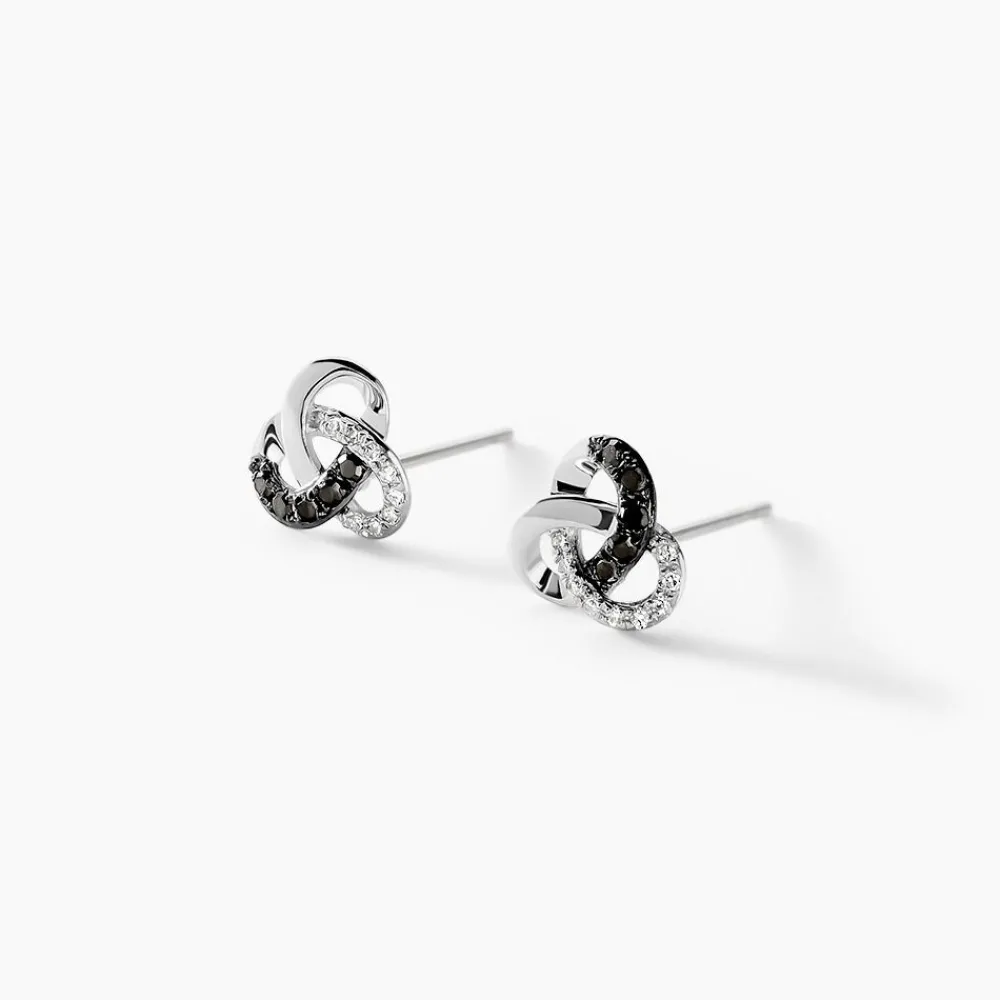 Marc Orian Cadeaux Mariage|Bijoux Diamant > Boucles D'oreilles Puces Constellation Or Blanc Diamant