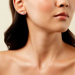 Marc Orian Cadeaux Mariage|Boucles D'Oreilles Cœur > Boucles D'Oreilles Puces Creighton Or Jaune Topaze Oxyde De Zirconium