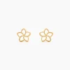 Marc Orian Boucles D'Oreilles Fleur|Boucles D'Oreilles Or > Boucles D'Oreilles Puces Daffodil Or Jaune