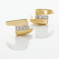 Marc Orian Bijoux Or|Boucles D'Oreilles Mariage > Boucles D'oreilles Puces Dolene Or Jaune Diamant