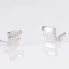 Marc Orian Bijoux Or|Boucles D'Oreilles Mariage > Boucles D'oreilles Puces Dolene Or Blanc Diamant