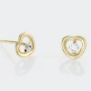 Marc Orian Bijoux Zirconium|Bijoux Homme > Boucles D'oreilles Puces Dolly Or Jaune Oxyde De Zirconium