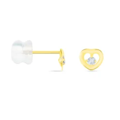 Marc Orian Bijoux Zirconium|Bijoux Homme > Boucles D'oreilles Puces Dolly Or Jaune Oxyde De Zirconium