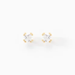 Marc Orian Bijoux Zirconium|Bijoux Homme > Boucles D'oreilles Puces Doreen Or Jaune Oxyde De Zirconium