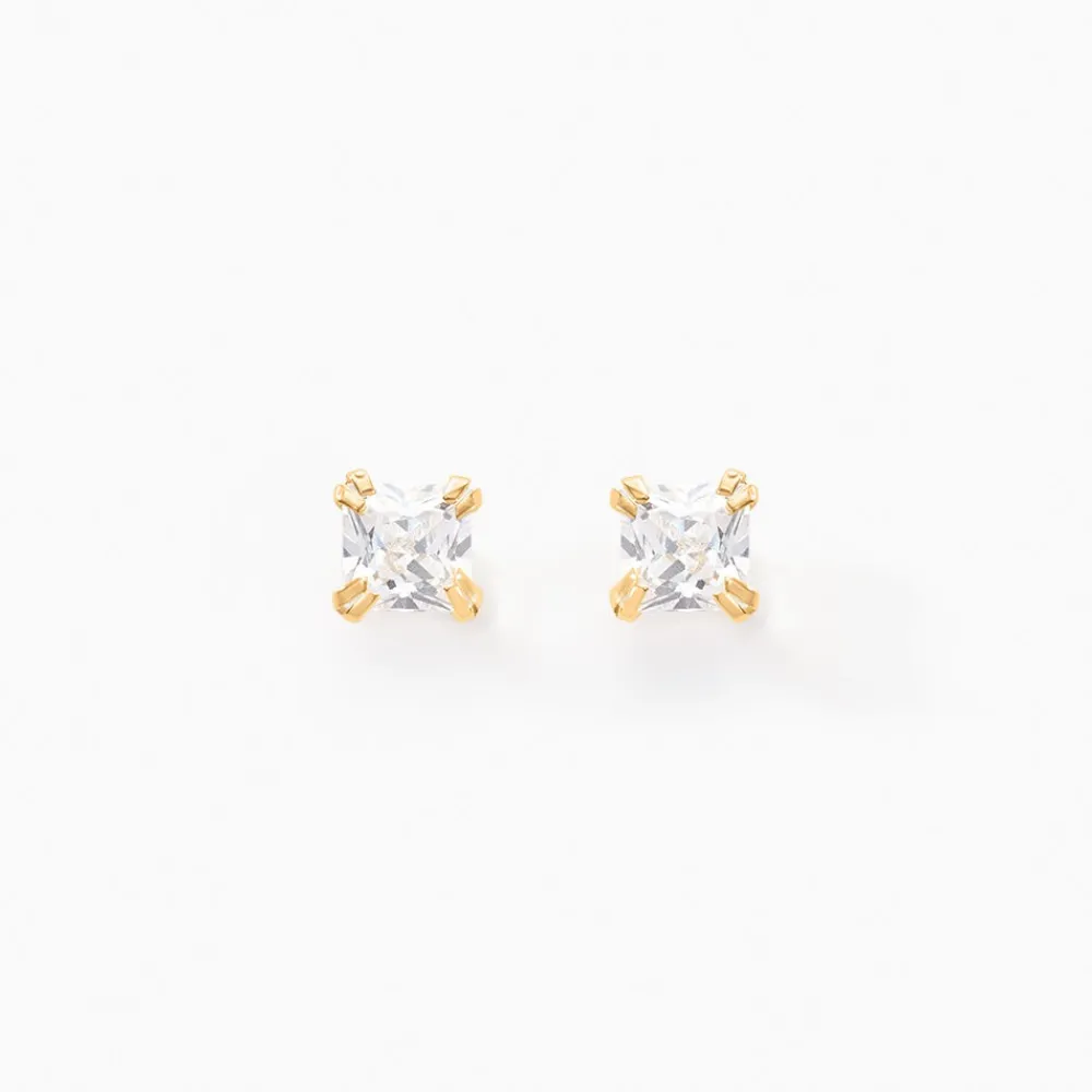 Marc Orian Bijoux Zirconium|Bijoux Homme > Boucles D'oreilles Puces Doreen Or Jaune Oxyde De Zirconium