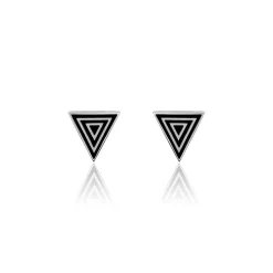 Marc Orian Boucles D'Oreilles Acier Inoxydable|Bijoux Acier Inoxydable > Boucles D'oreilles Puces Edith Acier Blanc