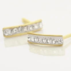 Marc Orian Boucles D'Oreilles Strass|Boucles D'Oreilles Or > Boucles D'oreilles Puces Edme Barrettes Or Jaune Strass