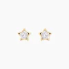 Marc Orian Boucles D'Oreilles Strass|Idées Cadeaux Femme > Boucles D'oreilles Puces Edme Etoile Or Jaune Strass