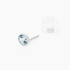 Marc Orian Idées Cadeaux Femme|Boucles D'Oreilles Or > Boucles D'oreilles Puces Edy Serti Clos Or Blanc Topaze