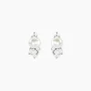 Marc Orian Bijoux Perles|Boucles D'Oreilles Perle > Boucles D'Oreilles Puces Elea Argent Blanc Perle De Culture Oxyde De Zirconium