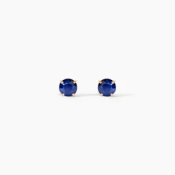 Marc Orian Boucles D'Oreilles Saphir|Boucles D'Oreilles Or > Boucles D'oreilles Puces Elea Serti Griffe Or Jaune Saphir