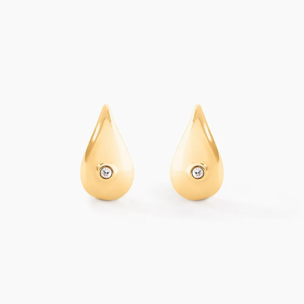 Marc Orian Cadeaux Mariage|Bijoux Diamant > Boucles D'Oreilles Puces Eleone Or Jaune Diamant