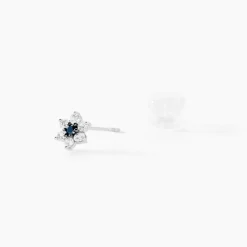 Marc Orian Bijoux Zirconium|Boucles D'Oreilles Fleur > Boucles D'oreilles Puces Elfleda Or Jaune Oxyde De Zirconium
