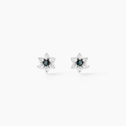 Marc Orian Bijoux Zirconium|Boucles D'Oreilles Fleur > Boucles D'oreilles Puces Elfleda Or Jaune Oxyde De Zirconium