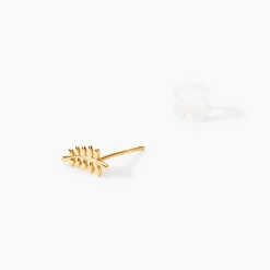 Marc Orian Idées Cadeaux Femme|Boucles D'Oreilles Or > Boucles D'oreilles Puces Eudia Feuilles Or Jaune