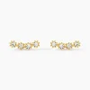 Marc Orian Boucles D'Oreilles Acier Inoxydable|Bijoux Acier Inoxydable > Boucles D'oreilles Puces Eva Acier Jaune Cristal