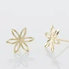 Marc Orian Boucles D'Oreilles Fleur|Boucles D'Oreilles Or > Boucles D'oreilles Puces Fadia Fleur Or Jaune
