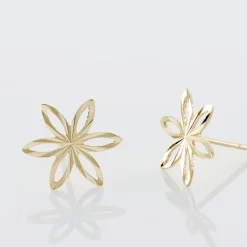 Marc Orian Boucles D'Oreilles Fleur|Boucles D'Oreilles Or > Boucles D'oreilles Puces Fadia Fleur Or Jaune