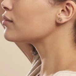Marc Orian Boucles D'Oreilles Fleur|Boucles D'Oreilles Or > Boucles D'oreilles Puces Fadia Fleur Or Jaune