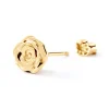 Boucles D'oreilles Puces Fioralba Plaqué Or Jaune