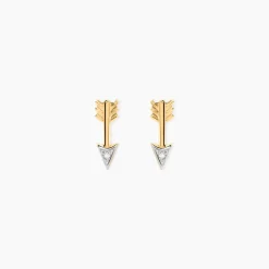 Marc Orian Bijoux Or|Bijoux Diamant > Boucles D'Oreilles Puces Fiorenzo Or Jaune Diamant