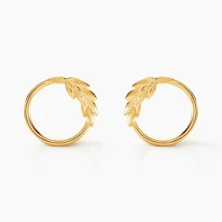 Marc Orian Idées Cadeaux Femme|Boucles D'Oreilles Femme > Boucles D'oreilles Puces Foliel Or Jaune