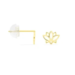 Marc Orian Boucles D'Oreilles Fleur|Boucles D'Oreilles Or > Boucles D'oreilles Puces Franny Fleur De Lotus Or Jaune