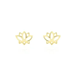 Marc Orian Boucles D'Oreilles Fleur|Boucles D'Oreilles Or > Boucles D'oreilles Puces Franny Fleur De Lotus Or Jaune
