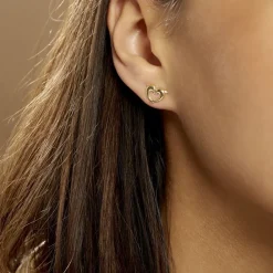Marc Orian Idées Cadeaux Femme|Boucles D'Oreilles Femme > Boucles D'oreilles Puces Fulvie Double Dauphins Or Jaune