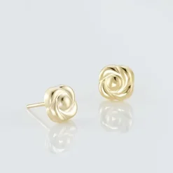 Marc Orian Boucles D'Oreilles Fleur|Boucles D'Oreilles Or > Boucles D'oreilles Puces Gennaro Fleur Or Jaune
