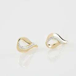 Marc Orian Bijoux Or|Bijoux Diamant > Boucles D'oreilles Puces Goccie Or Jaune Diamant
