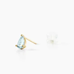 Marc Orian Cadeaux Mariage|Anniversaire De Mariage > Boucles D'oreilles Puces Goutte Or Jaune Topaze or jaune topaze bleu