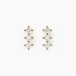 Marc Orian Parures De Mariage|Boucles D'Oreilles Mariage > Boucles D'oreilles Puces Graziano Or Jaune Diamant Synthétique