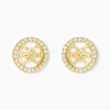 GUESS BIJOUX Bijoux Zirconium|Boucles D'Oreilles Acier Inoxydable > Boucles D'Oreilles Puces Guess Studs Party Acier Jaune Oxyde De Zirconium