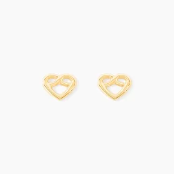 Marc Orian Bijoux Homme|Boucles D'Oreilles Cœur > Boucles D'oreilles Puces Hartwin Or Jaune
