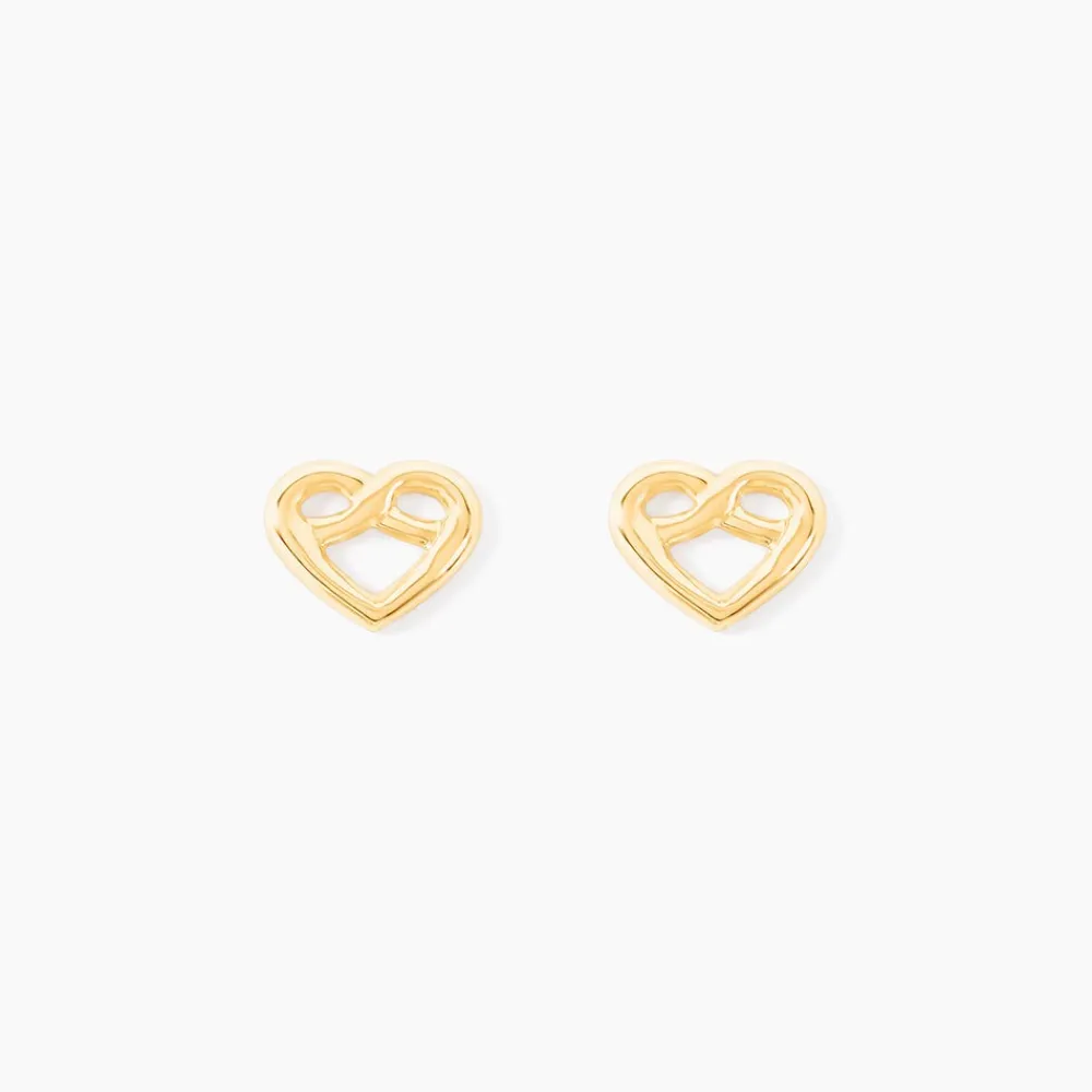 Marc Orian Bijoux Homme|Boucles D'Oreilles Cœur > Boucles D'oreilles Puces Hartwin Or Jaune