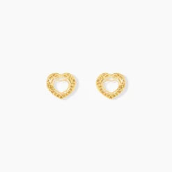 Boucles D'oreilles Puces Himelinda Or Jaune