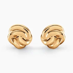 Boucles D'oreilles Puces Ismène Plaqué Or Doré