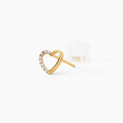 Marc Orian Pendantes|Bijoux Zirconium > Boucles D'oreilles Puces Jakov Or Jaune