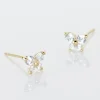 Marc Orian Bijoux Zirconium|Boucles D'Oreilles Fleur > Boucles D'oreilles Puces Jemila Or Jaune Oxyde De Zirconium