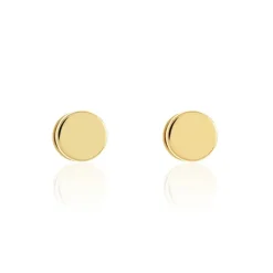 JOURDAN Bijoux Homme|Boucles D'Oreilles Acier Inoxydable > Boucles D'oreilles Puces Eas Acier Doré