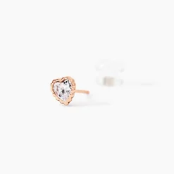 Marc Orian Bijoux Zirconium|Bijoux Homme > Boucles D'oreilles Puces Kadidjatou Or Rose Oxyde De Zirconium