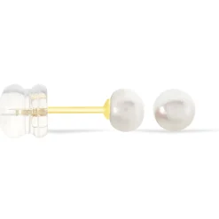 Marc Orian Bijoux Perles|Boucles D'Oreilles Perle > Boucles D'oreilles Puces Kesya Or Jaune